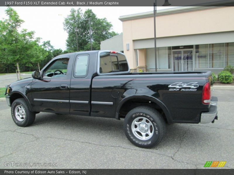 Black / Medium Graphite 1997 Ford F150 XLT Extended Cab 4x4