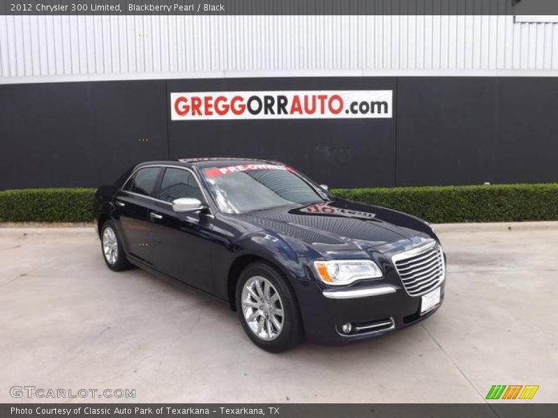 Blackberry Pearl / Black 2012 Chrysler 300 Limited
