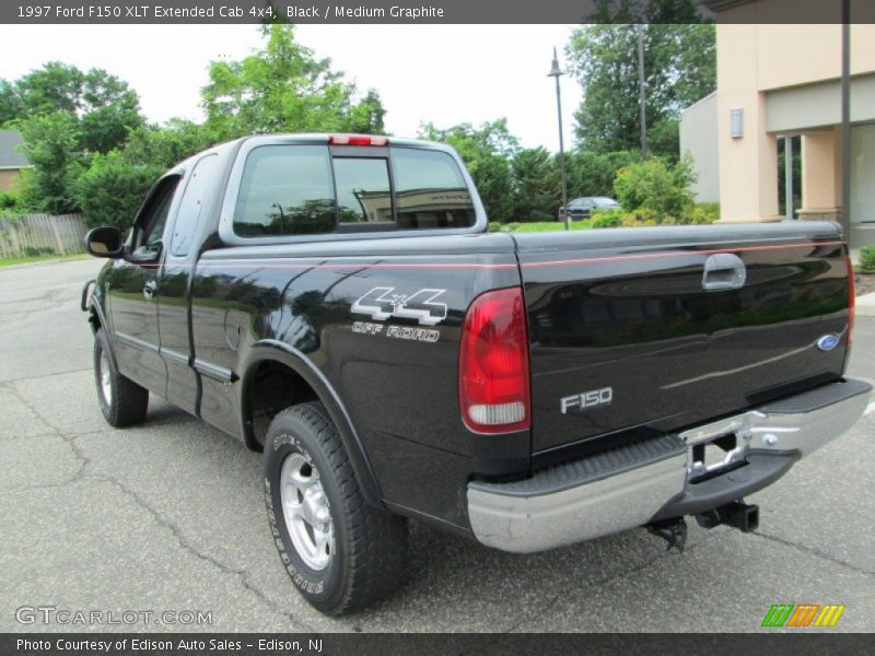 Black / Medium Graphite 1997 Ford F150 XLT Extended Cab 4x4