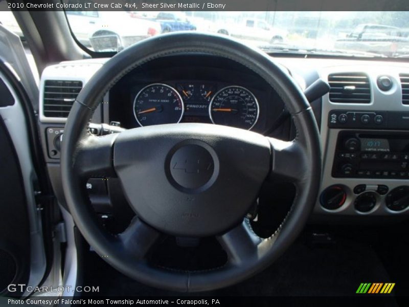 Sheer Silver Metallic / Ebony 2010 Chevrolet Colorado LT Crew Cab 4x4