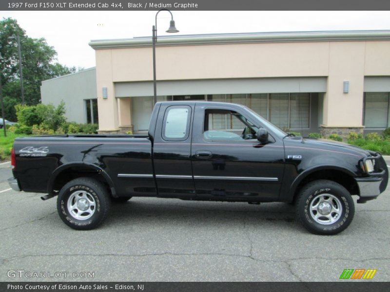 Black / Medium Graphite 1997 Ford F150 XLT Extended Cab 4x4