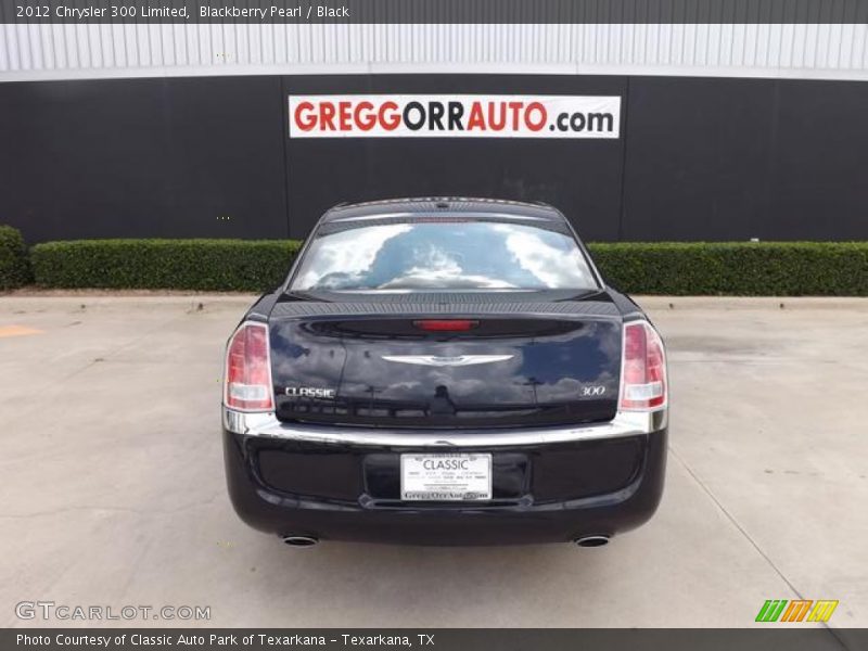 Blackberry Pearl / Black 2012 Chrysler 300 Limited