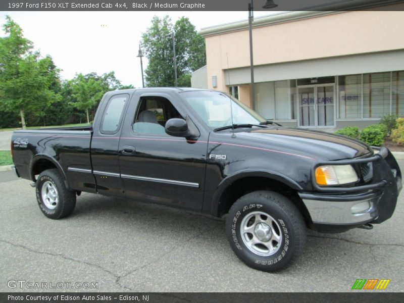 Black / Medium Graphite 1997 Ford F150 XLT Extended Cab 4x4