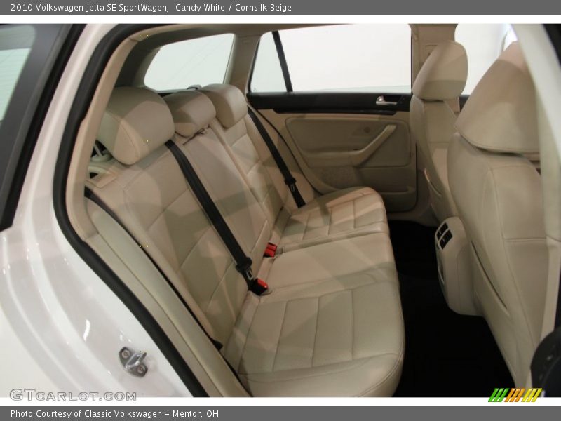 Candy White / Cornsilk Beige 2010 Volkswagen Jetta SE SportWagen