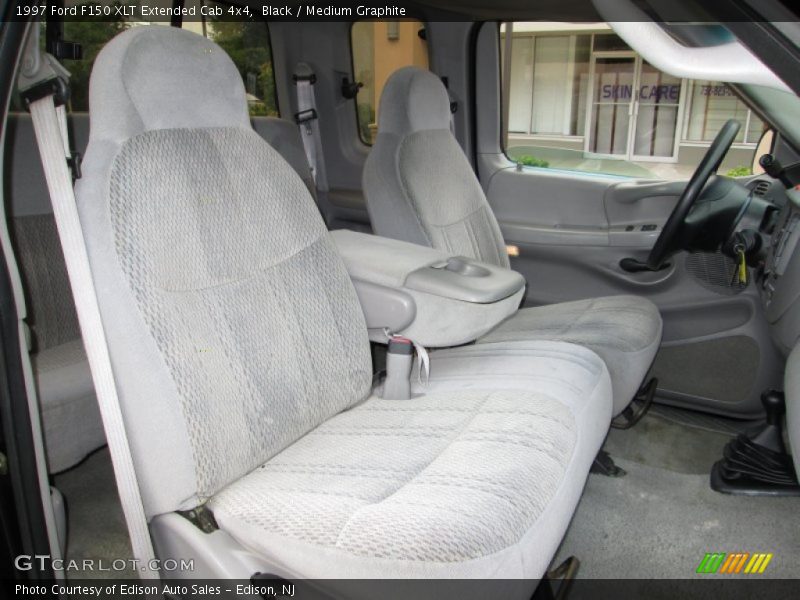 Black / Medium Graphite 1997 Ford F150 XLT Extended Cab 4x4