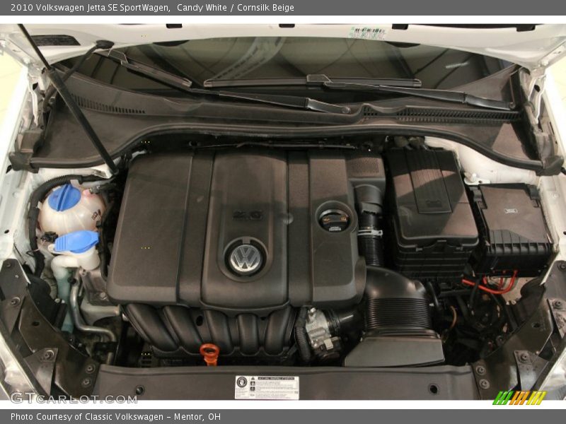 Candy White / Cornsilk Beige 2010 Volkswagen Jetta SE SportWagen