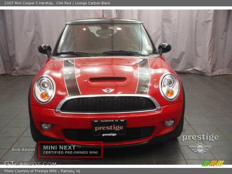Chili Red / Lounge Carbon Black 2007 Mini Cooper S Hardtop