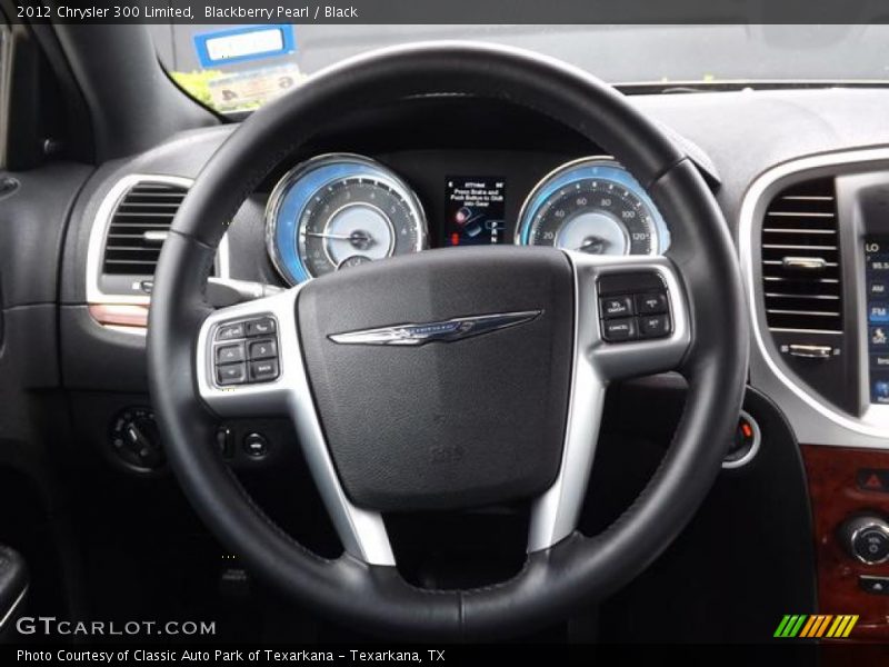 Blackberry Pearl / Black 2012 Chrysler 300 Limited
