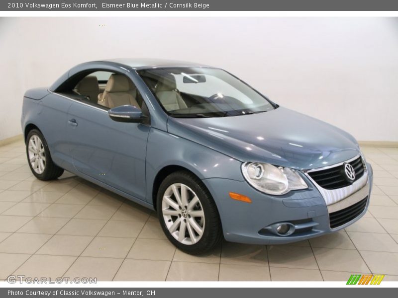 Eismeer Blue Metallic / Cornsilk Beige 2010 Volkswagen Eos Komfort
