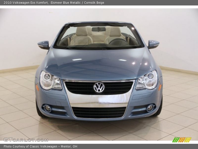 Eismeer Blue Metallic / Cornsilk Beige 2010 Volkswagen Eos Komfort