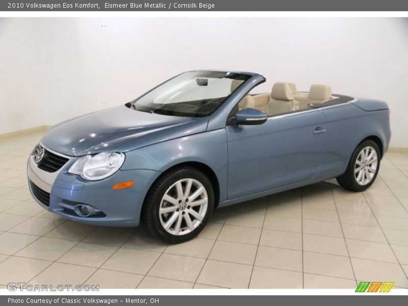 Eismeer Blue Metallic / Cornsilk Beige 2010 Volkswagen Eos Komfort