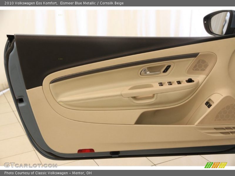 Eismeer Blue Metallic / Cornsilk Beige 2010 Volkswagen Eos Komfort