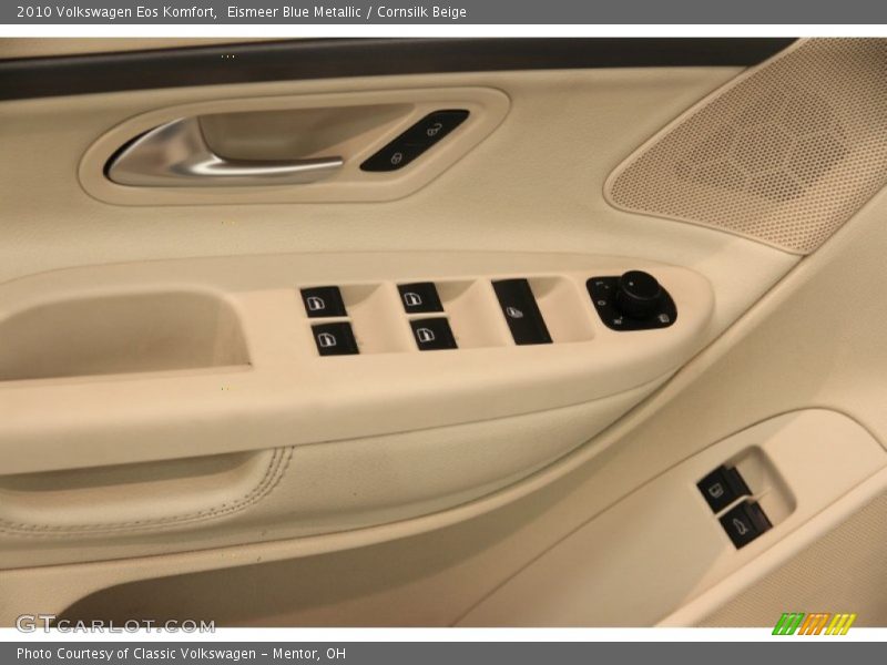 Eismeer Blue Metallic / Cornsilk Beige 2010 Volkswagen Eos Komfort