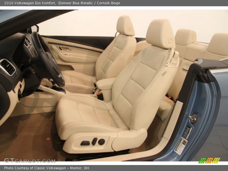 Eismeer Blue Metallic / Cornsilk Beige 2010 Volkswagen Eos Komfort