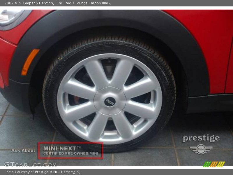 Chili Red / Lounge Carbon Black 2007 Mini Cooper S Hardtop