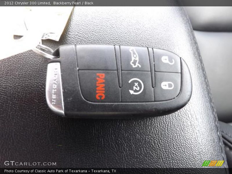 Blackberry Pearl / Black 2012 Chrysler 300 Limited