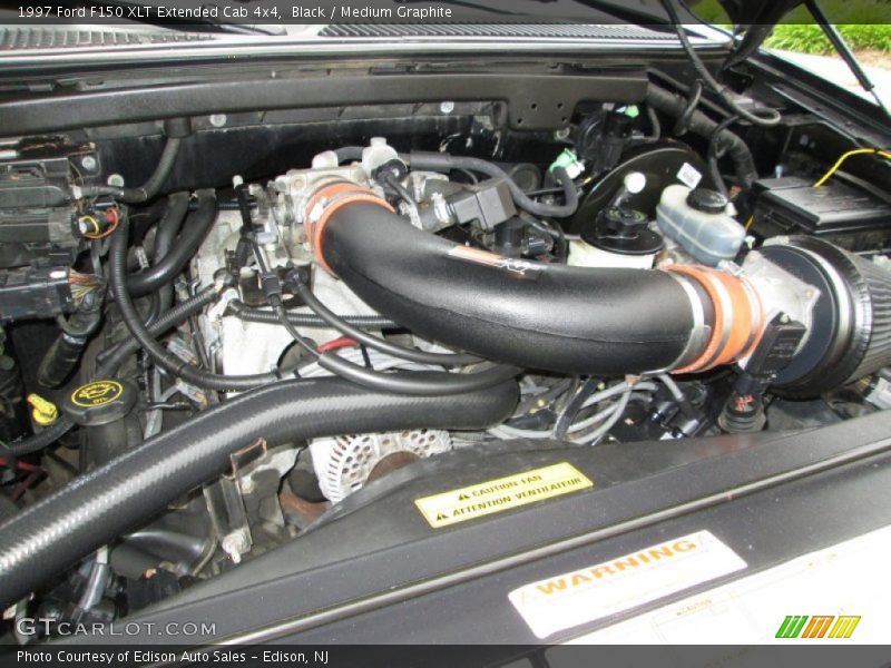 Black / Medium Graphite 1997 Ford F150 XLT Extended Cab 4x4