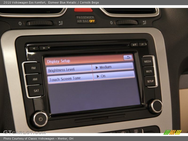 Eismeer Blue Metallic / Cornsilk Beige 2010 Volkswagen Eos Komfort