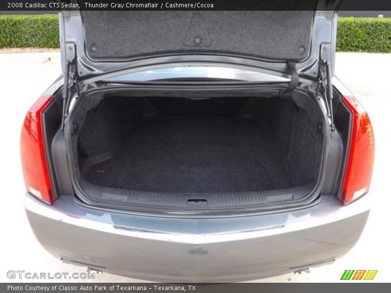 Thunder Gray Chromaflair / Cashmere/Cocoa 2008 Cadillac CTS Sedan