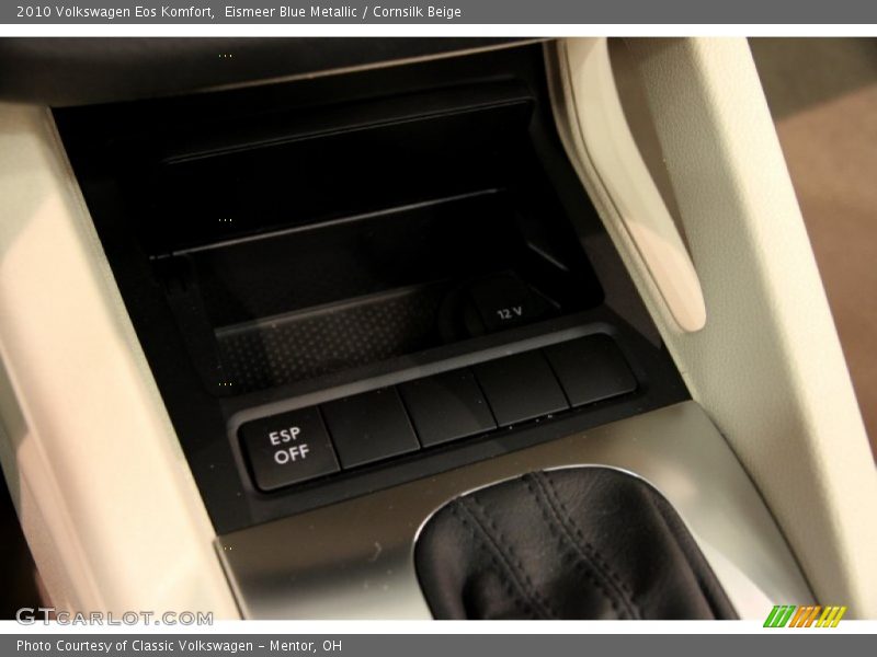 Eismeer Blue Metallic / Cornsilk Beige 2010 Volkswagen Eos Komfort