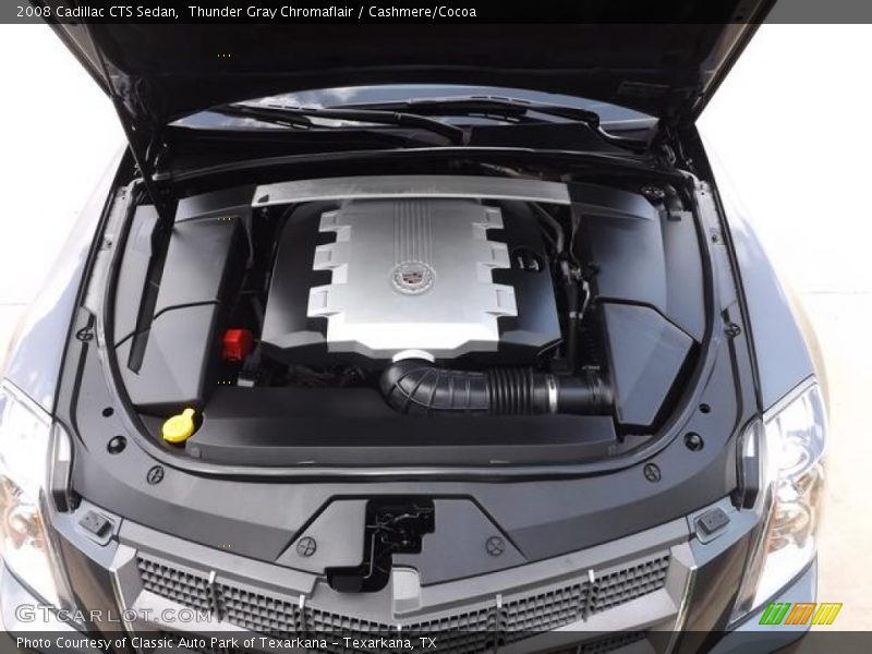 Thunder Gray Chromaflair / Cashmere/Cocoa 2008 Cadillac CTS Sedan