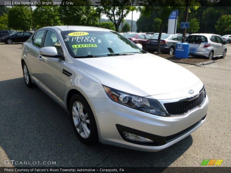 Bright Silver / Gray 2011 Kia Optima EX