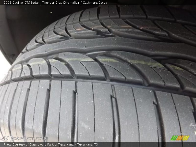 Thunder Gray Chromaflair / Cashmere/Cocoa 2008 Cadillac CTS Sedan