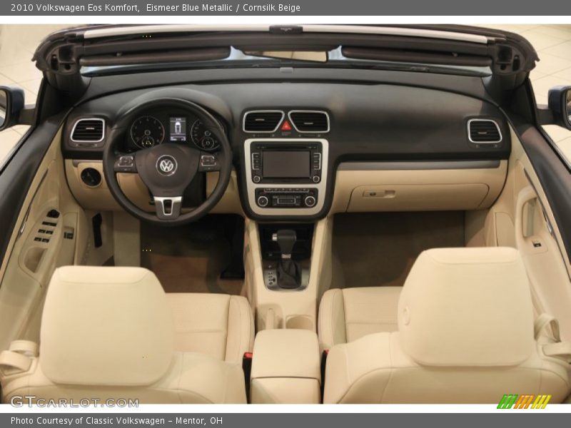 Eismeer Blue Metallic / Cornsilk Beige 2010 Volkswagen Eos Komfort