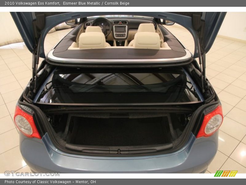 Eismeer Blue Metallic / Cornsilk Beige 2010 Volkswagen Eos Komfort