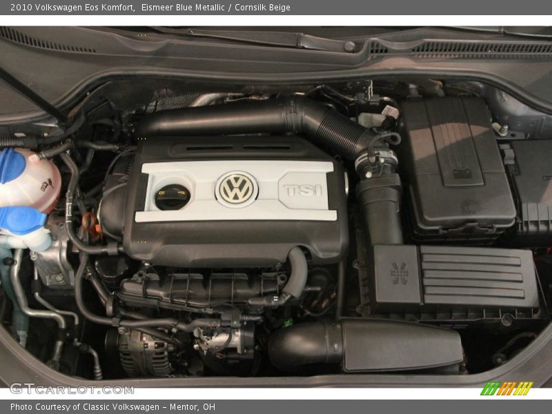 Eismeer Blue Metallic / Cornsilk Beige 2010 Volkswagen Eos Komfort