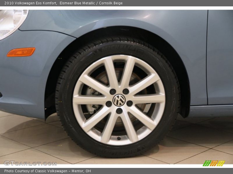 Eismeer Blue Metallic / Cornsilk Beige 2010 Volkswagen Eos Komfort