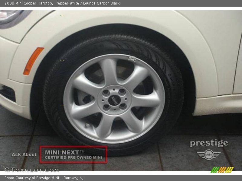 Pepper White / Lounge Carbon Black 2008 Mini Cooper Hardtop