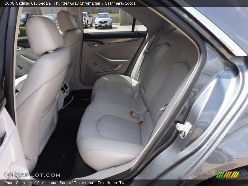 Thunder Gray Chromaflair / Cashmere/Cocoa 2008 Cadillac CTS Sedan