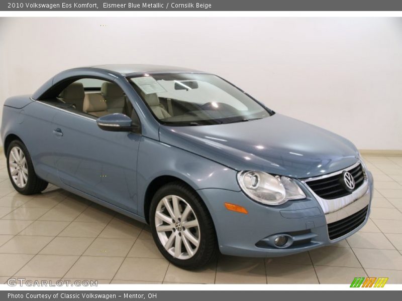 Eismeer Blue Metallic / Cornsilk Beige 2010 Volkswagen Eos Komfort