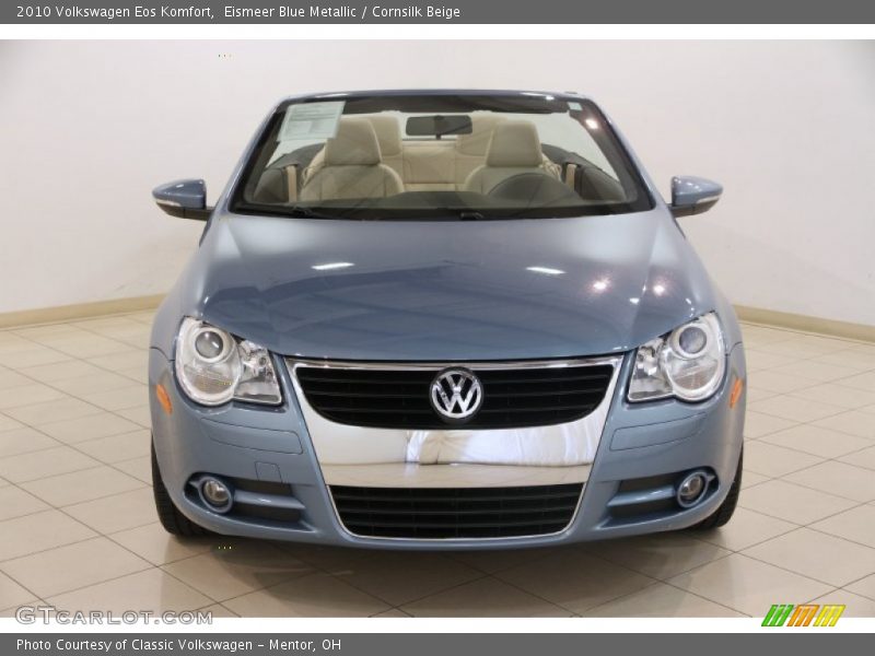 Eismeer Blue Metallic / Cornsilk Beige 2010 Volkswagen Eos Komfort