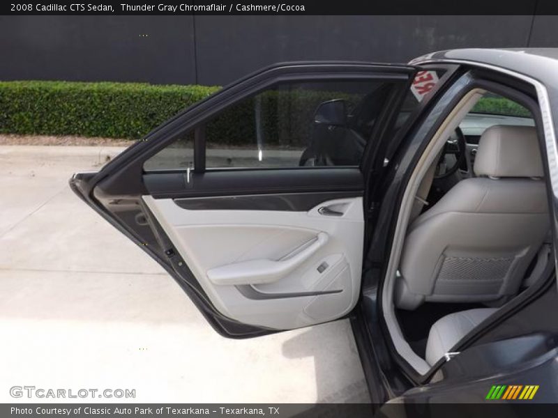 Thunder Gray Chromaflair / Cashmere/Cocoa 2008 Cadillac CTS Sedan