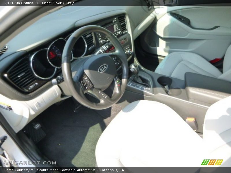 Bright Silver / Gray 2011 Kia Optima EX