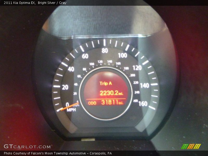 Bright Silver / Gray 2011 Kia Optima EX