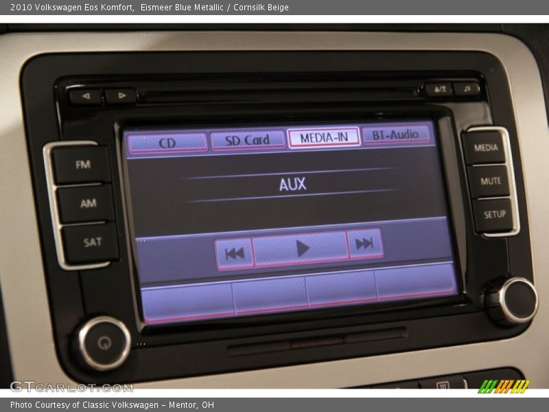 Eismeer Blue Metallic / Cornsilk Beige 2010 Volkswagen Eos Komfort