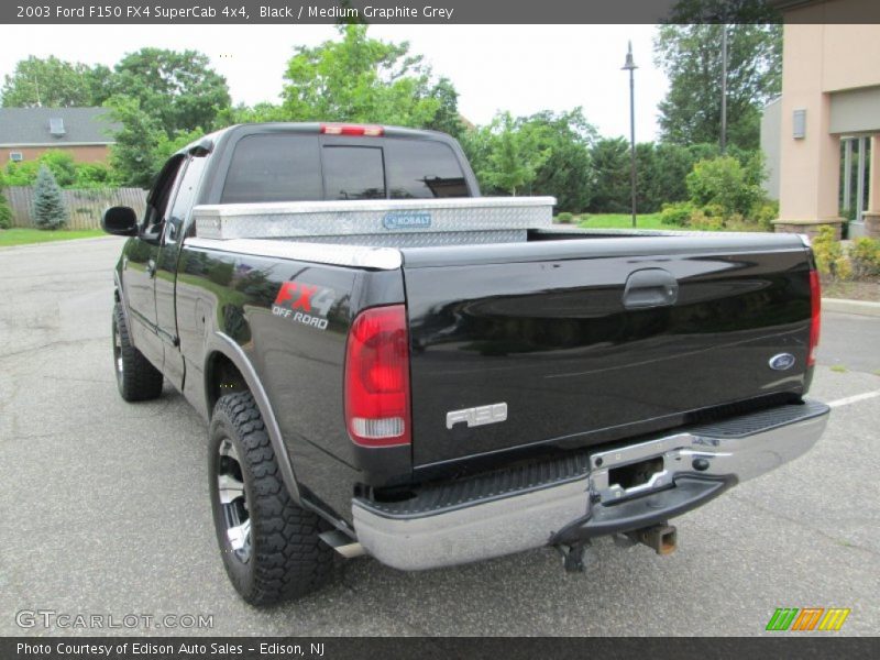 Black / Medium Graphite Grey 2003 Ford F150 FX4 SuperCab 4x4