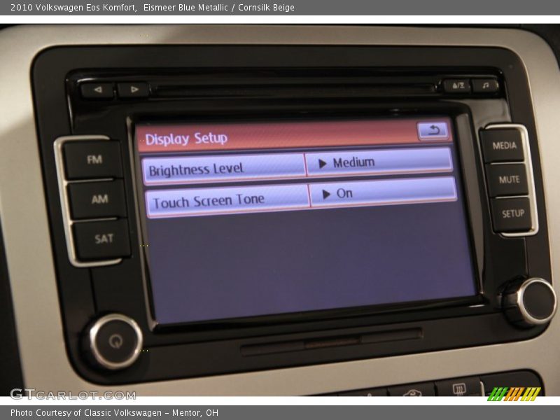 Eismeer Blue Metallic / Cornsilk Beige 2010 Volkswagen Eos Komfort
