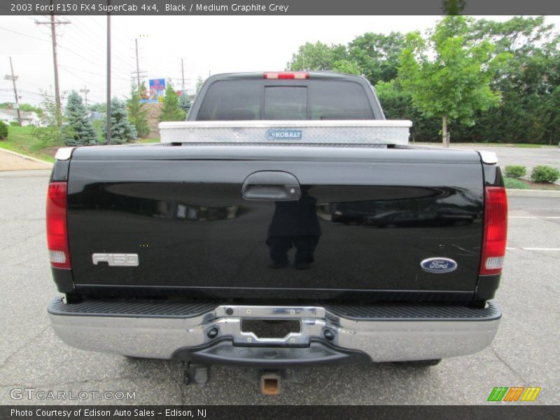 Black / Medium Graphite Grey 2003 Ford F150 FX4 SuperCab 4x4