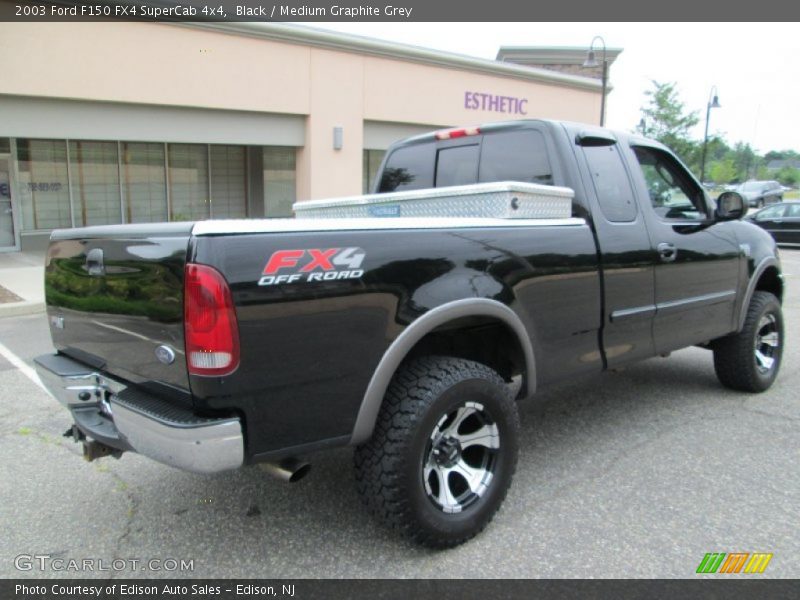Black / Medium Graphite Grey 2003 Ford F150 FX4 SuperCab 4x4