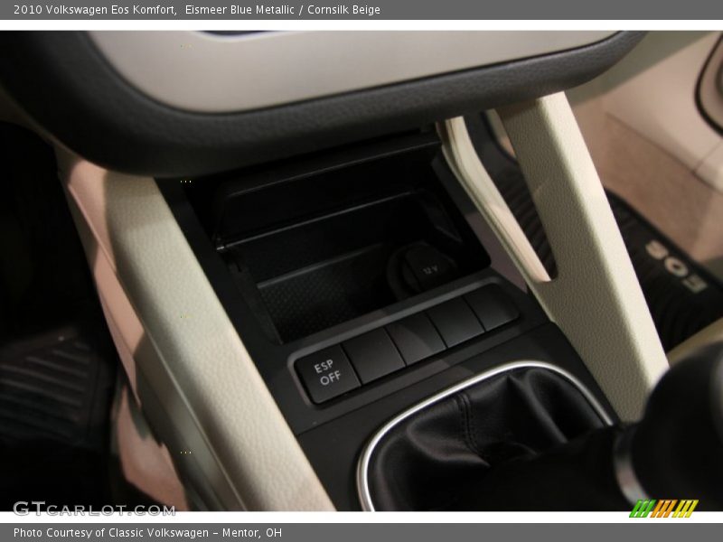Eismeer Blue Metallic / Cornsilk Beige 2010 Volkswagen Eos Komfort