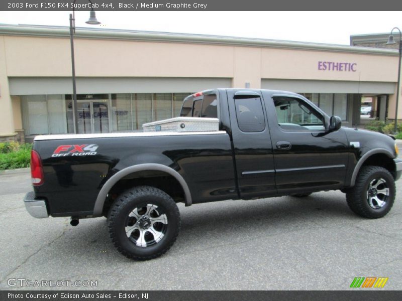 Black / Medium Graphite Grey 2003 Ford F150 FX4 SuperCab 4x4