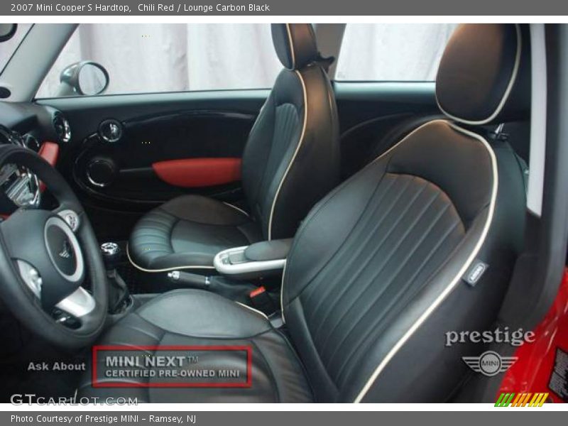 Chili Red / Lounge Carbon Black 2007 Mini Cooper S Hardtop