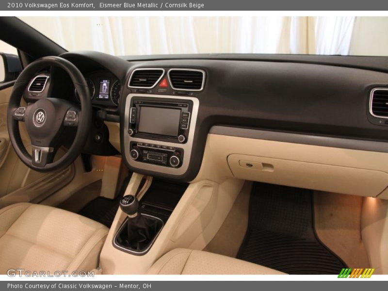 Eismeer Blue Metallic / Cornsilk Beige 2010 Volkswagen Eos Komfort