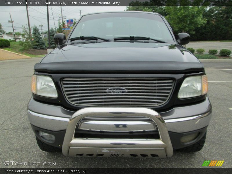 Black / Medium Graphite Grey 2003 Ford F150 FX4 SuperCab 4x4