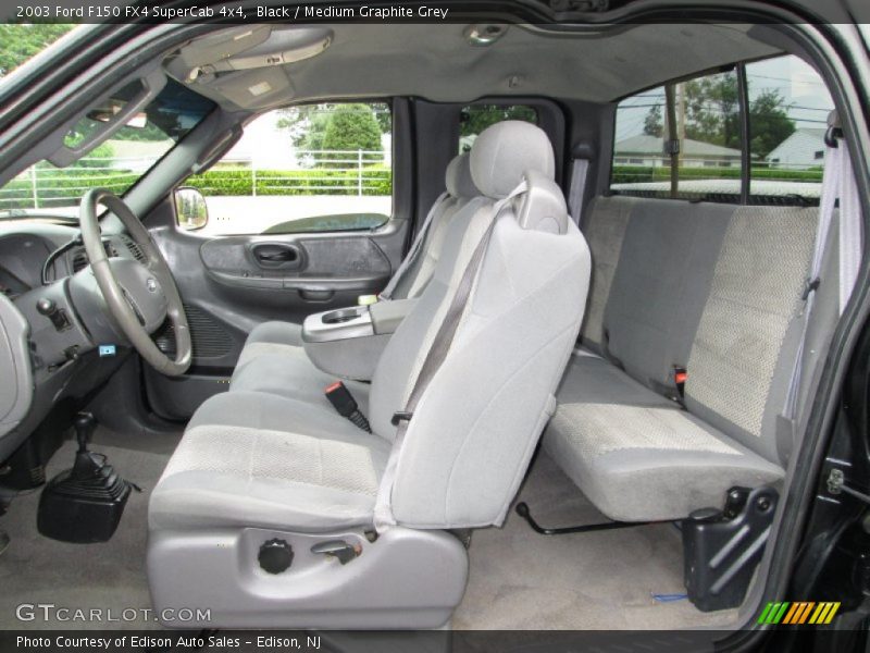 Black / Medium Graphite Grey 2003 Ford F150 FX4 SuperCab 4x4