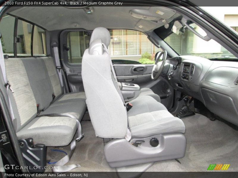 Black / Medium Graphite Grey 2003 Ford F150 FX4 SuperCab 4x4